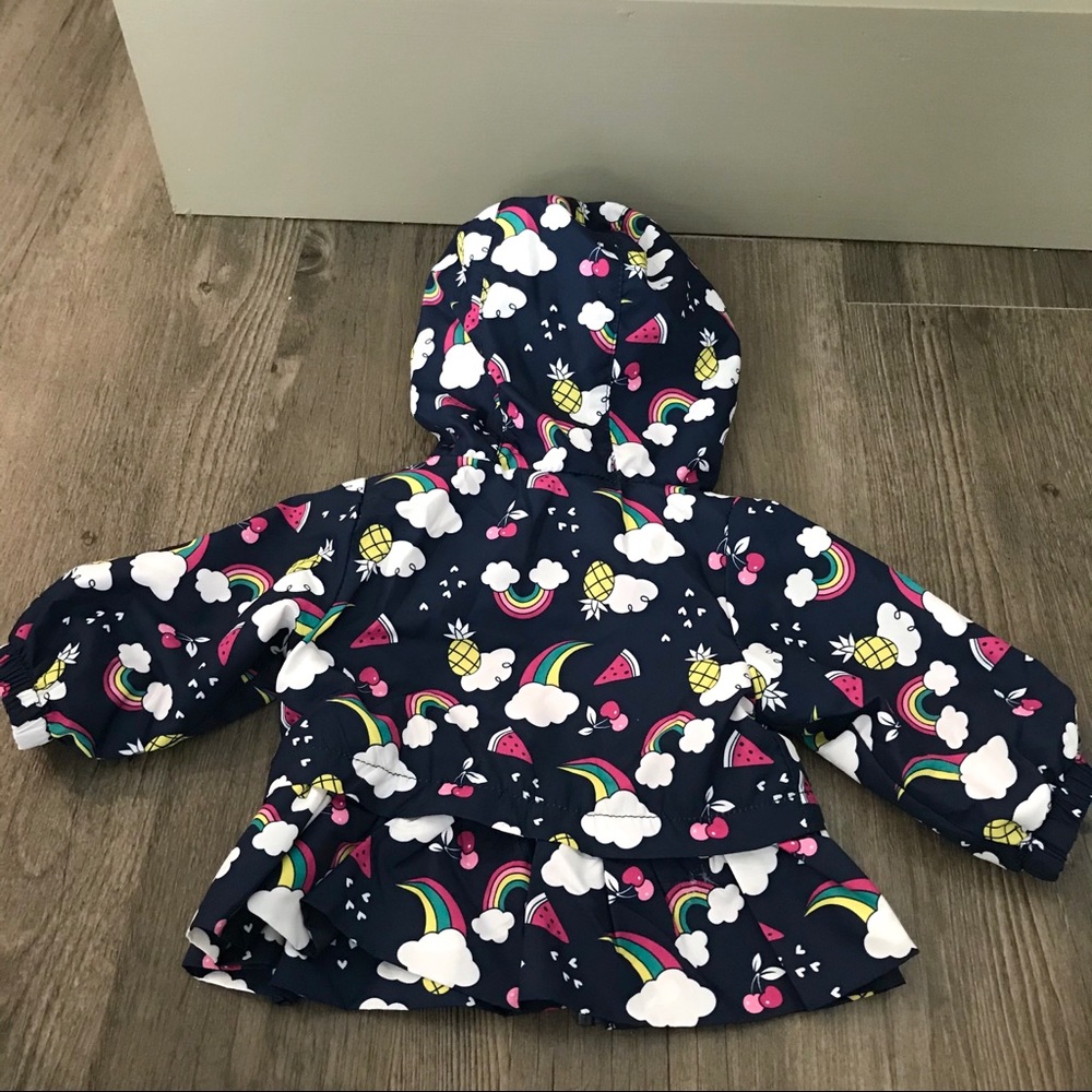 Wonder Nation Newborn Rain Jacket - Picture 2 of 4